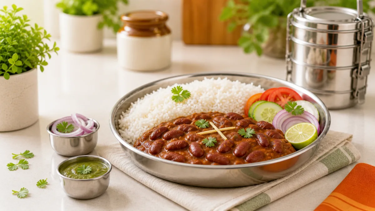 Wednesday Rajma Rice Bowl — Rice bowl from Ravinarayan PG & Tiffin Services